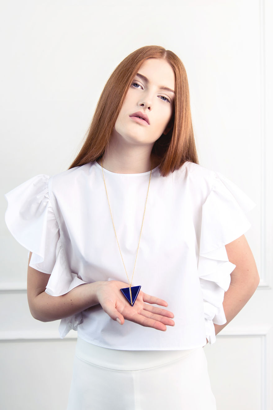 I Made This Minimalist Geometric Ceramic Jewelry