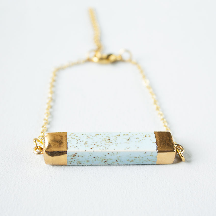 I Made This Minimalist Geometric Ceramic Jewelry