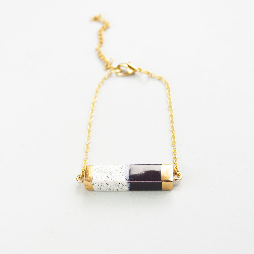I Made This Minimalist Geometric Ceramic Jewelry I Made This Minimalist Geometric Ceramic Jewelry