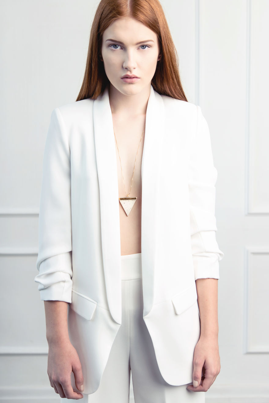 I Made This Minimalist Geometric Ceramic Jewelry