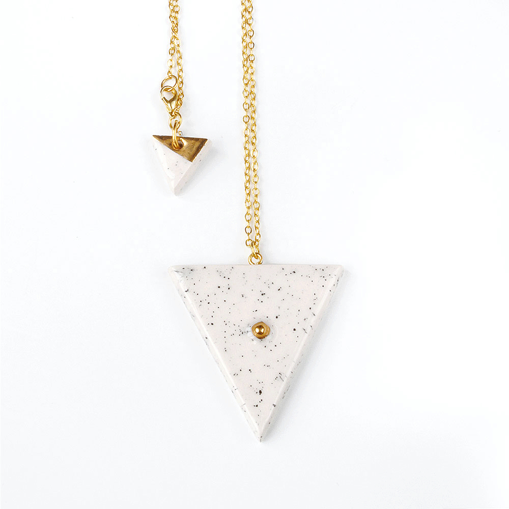 I Made This Minimalist Geometric Ceramic Jewelry I Made This Minimalist Geometric Ceramic Jewelry