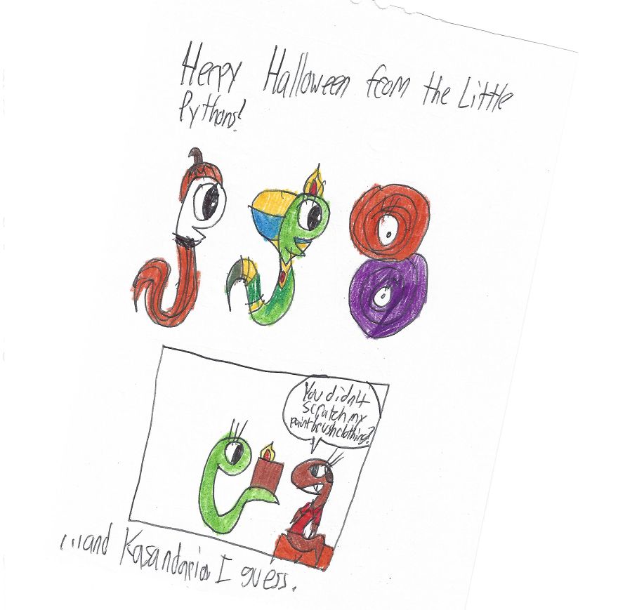 I Make Cute Drawings To Show People Snakes Aren't Evil