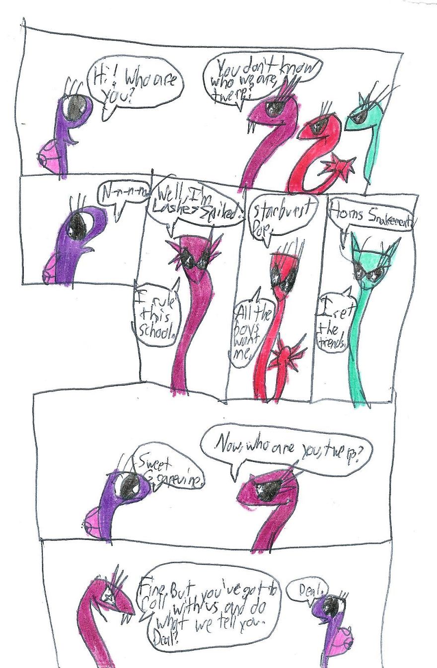 I Make Cute Drawings To Show People Snakes Aren't Evil