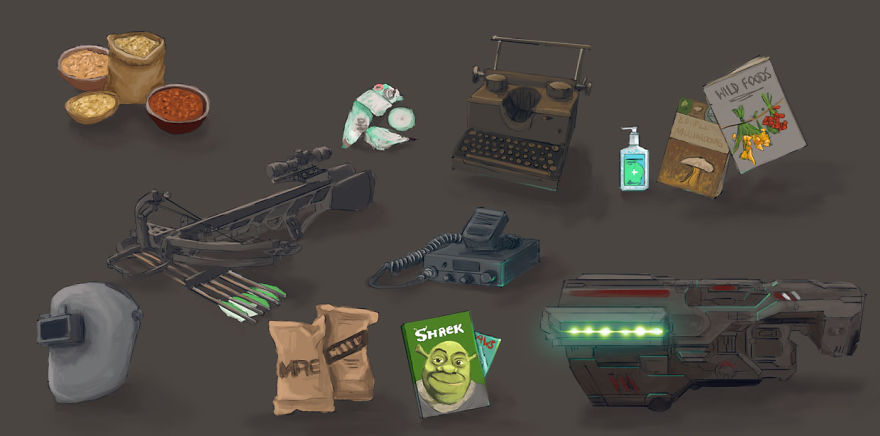 I Illustrated This Post Apocalyptic Motorhome For Halloween (And Included As Many References From Tv, Movies And Games As I Could) I Illustrated This Post Apocalyptic Motorhome For Halloween (And Included As Many References From Tv, Movies And Games As I Could)