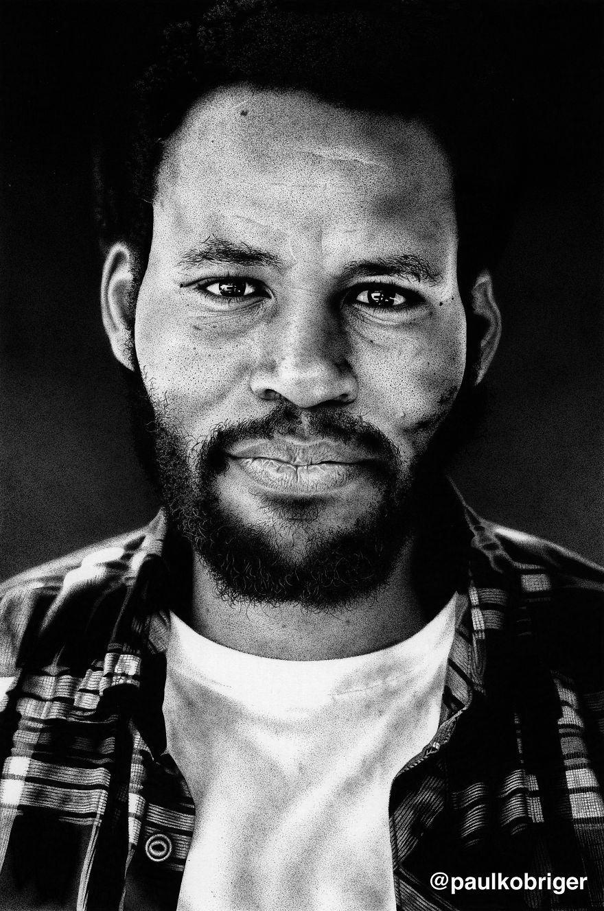 I Spent 150 Hours And Over A Million Dots To Create This Drawing With A Ballpoint Pen