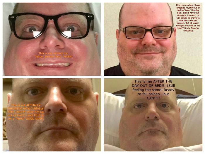 These Are My Many Faces Of Depression