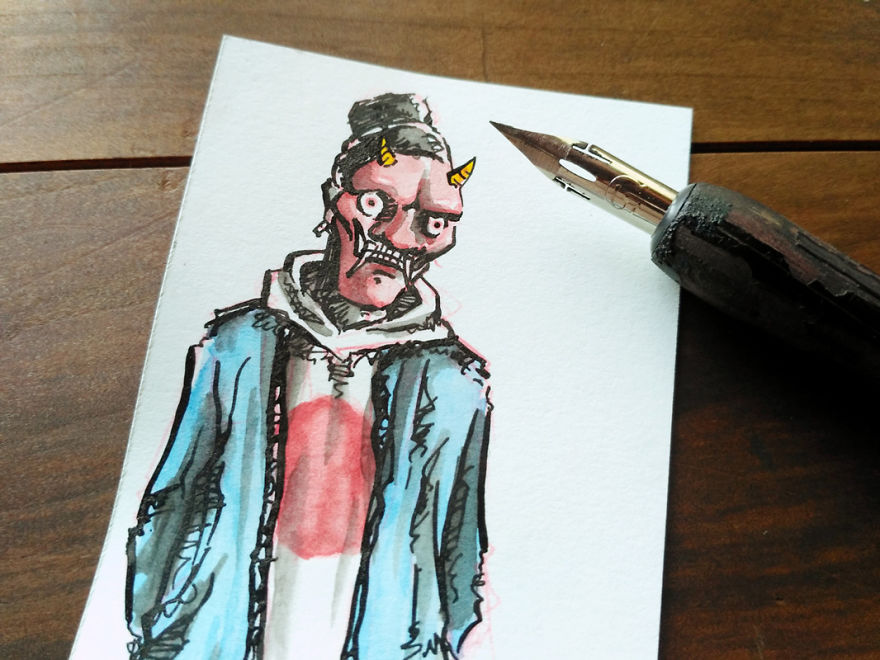 I Made Small Artworks To Overcome Blank Page Syndrome I Made Small Artworks To Overcome Blank Page Syndrome