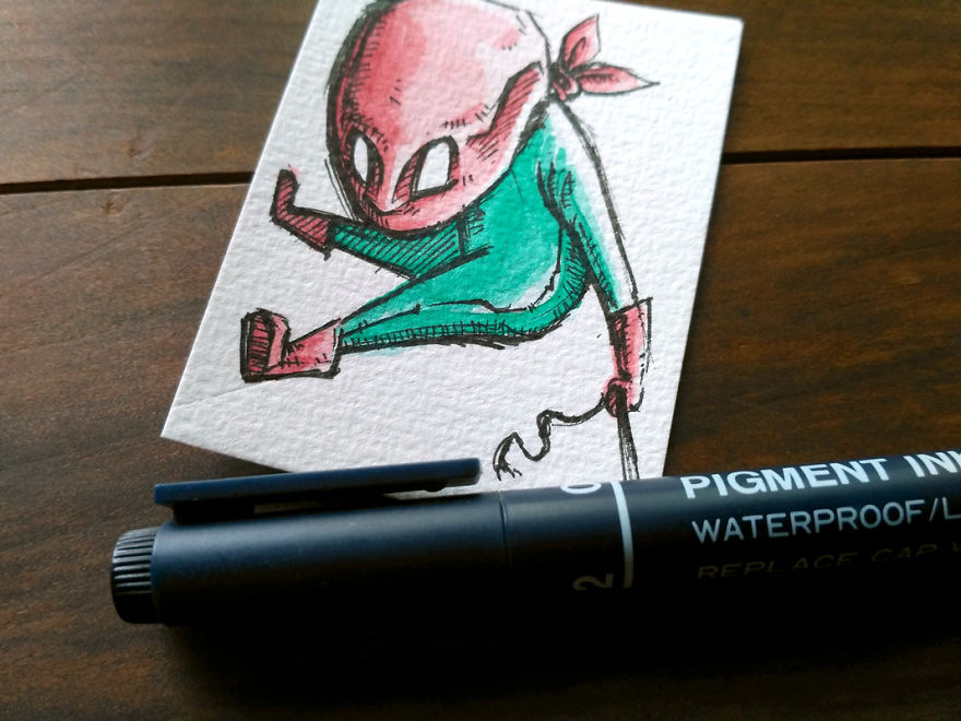 I Made Small Artworks To Overcome Blank Page Syndrome I Made Small Artworks To Overcome Blank Page Syndrome