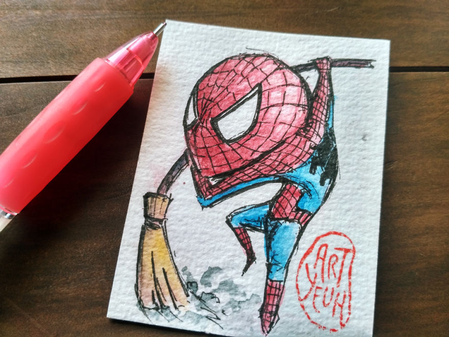 I Made Small Artworks To Overcome Blank Page Syndrome I Made Small Artworks To Overcome Blank Page Syndrome