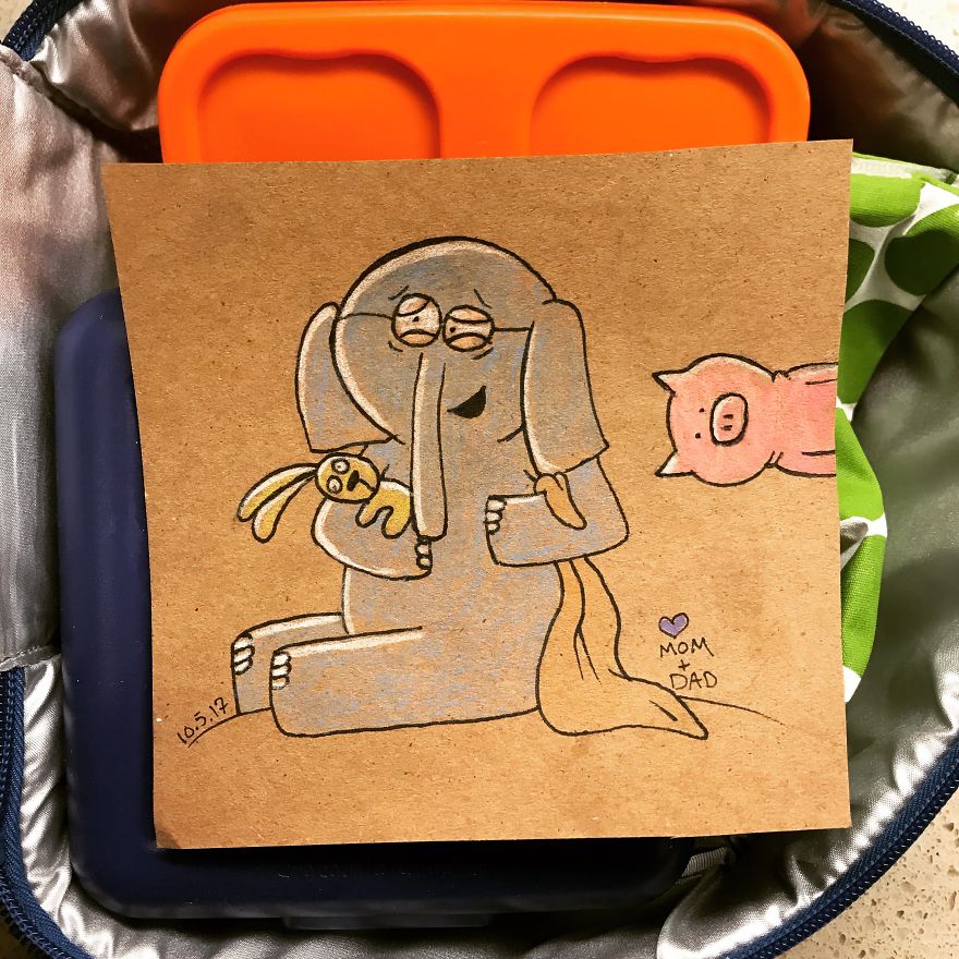 I Make Lunchbox Doodles For My Son Everyday For School. Here Is The First 12 Days!