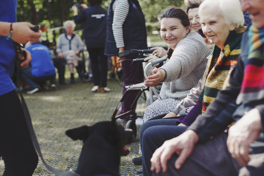 We Followed Local Canistherapy Center Team To Senior Foster Homes And Children Hospitals For Two Years To Document People Emotions We Followed Local Canistherapy Center Team To Senior Foster Homes And Children Hospitals For Two Years To Document People Emotions