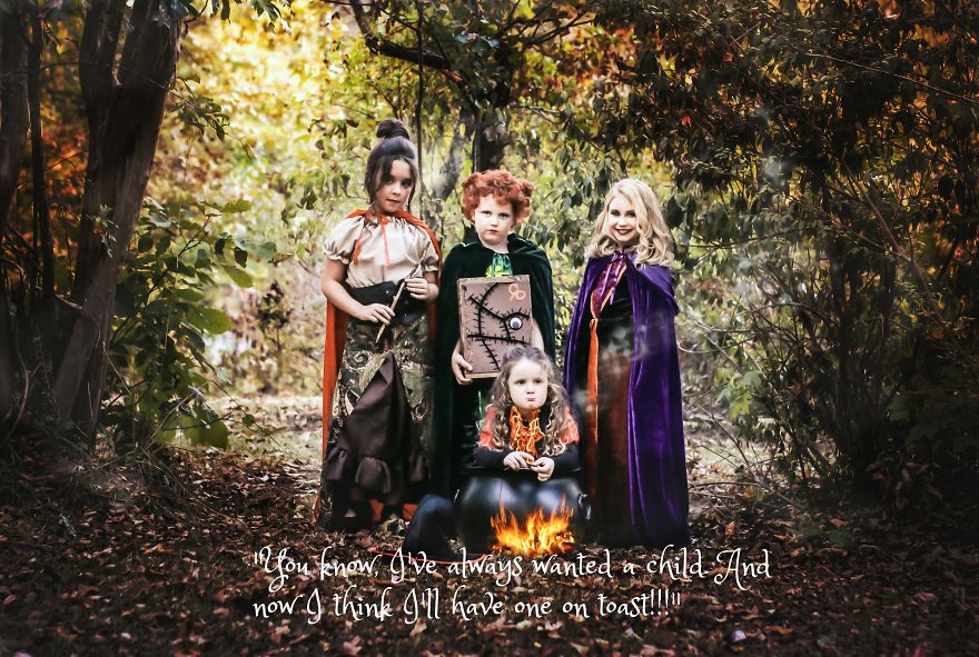 I Took Pictures Of Adorable Girls In The Theme Of Hocus Pocus