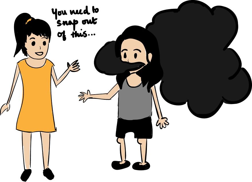 A Lot Of People Did Not Understand What I Was Going Through, So I Drew My Depression A Lot Of People Did Not Understand What I Was Going Through, So I Drew My Depression