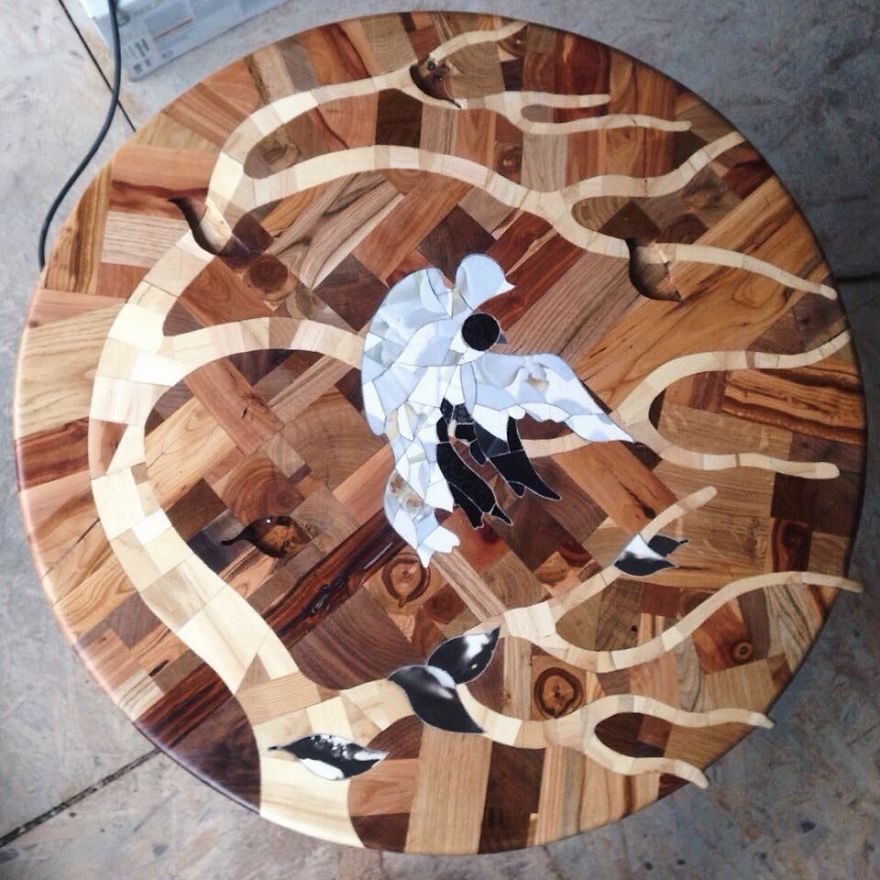 I Used 12 Different Woods To Make This Nature-Inspired Table In One Month I Used 12 Different Woods To Make This Nature-Inspired Table In One Month