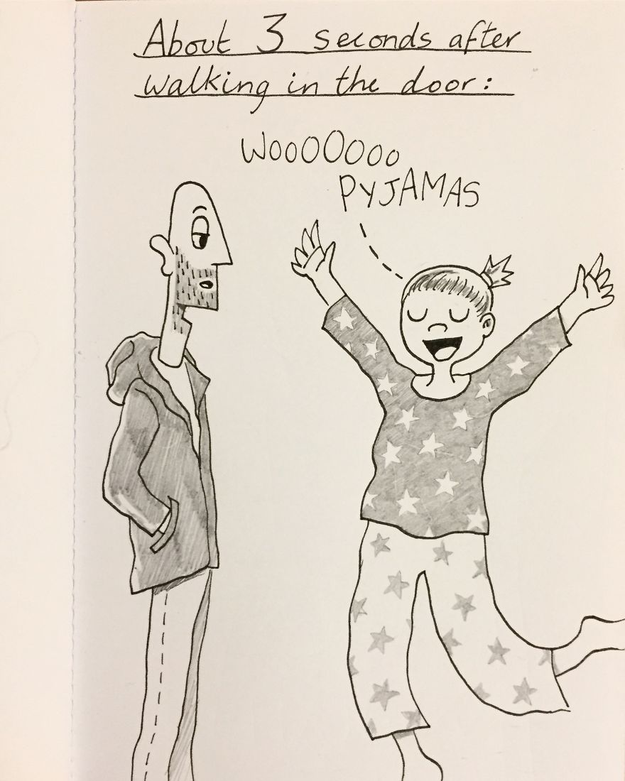 Seconds After Walking Through The Front Door Kellie Will Change Into Her Pyjamas, Beaming With Joy At The Blissful Comfort They Bring