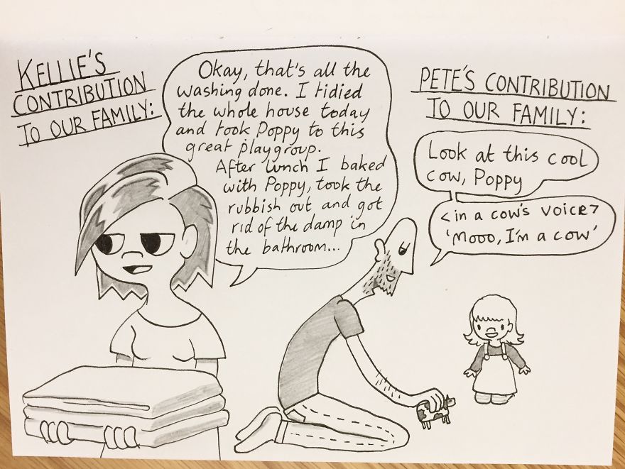 Kellie Is Infinitely More Important To The Smooth Running Of Our Household Than Me. I’m A Daydreaming Procrastinator With A Knack For Silly Voices, Kellie Gets Shit Done