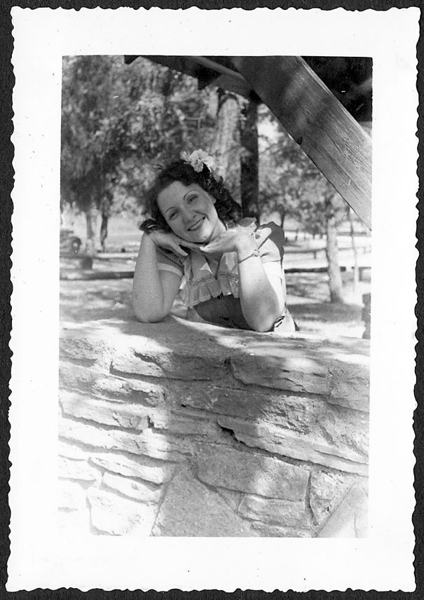 My Grandmother, Lillian, 1930s, Working The Cheesecake