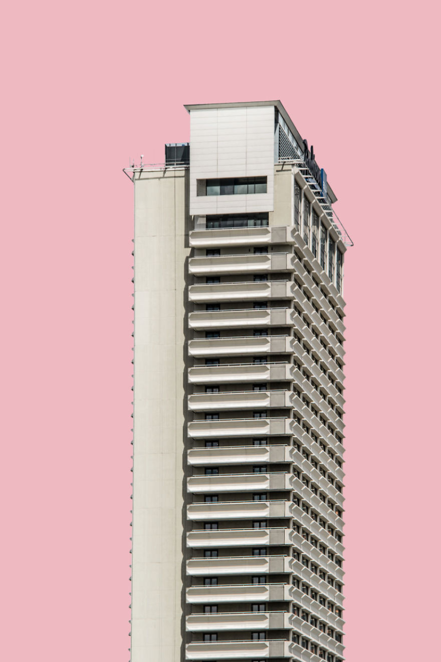 Lithuanian Architectural Photographer Starts Collecting Pictures Of Skyscrapers Looking As Sticks