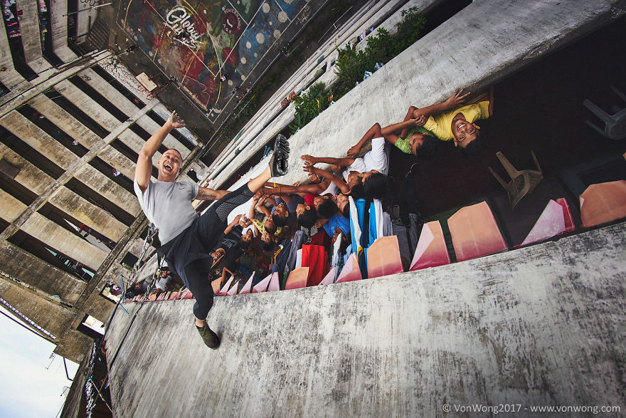 I Photographed Everyday Heroes Leaping Off A Skyscraper