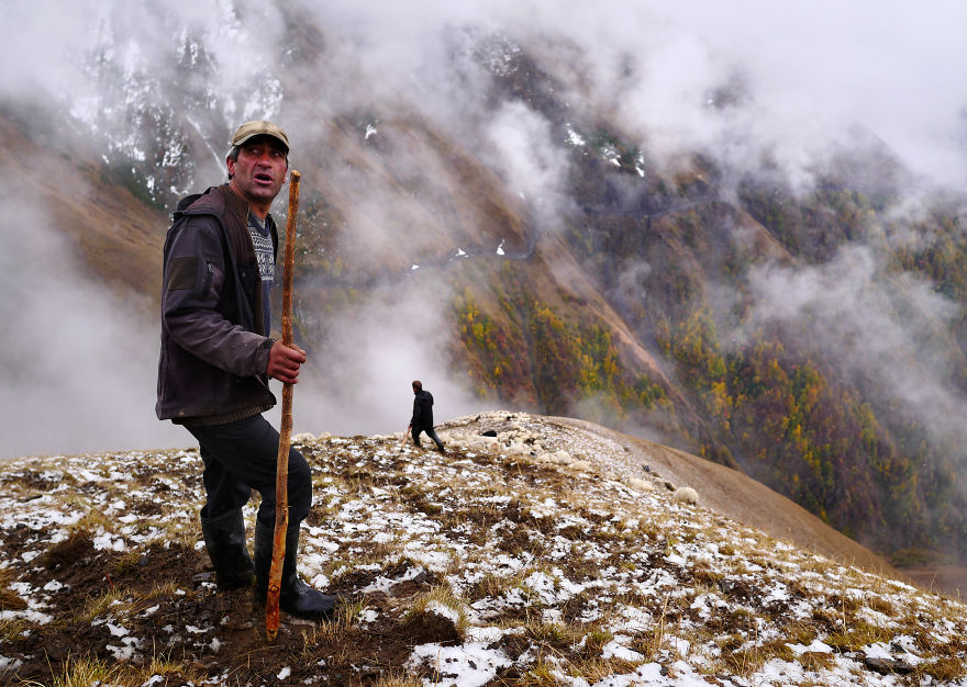 The Mountain Shepherds In Georgia