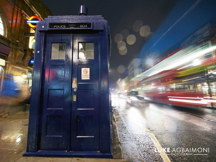 Earl's Court Station - Tardis In The Rain