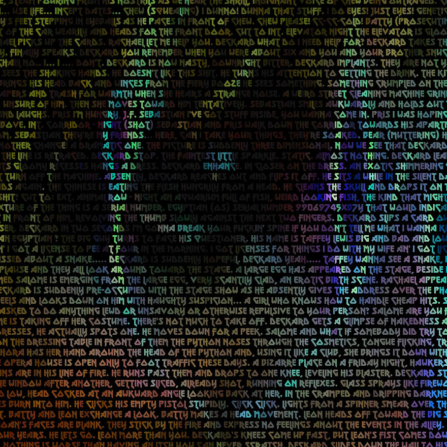 I Created Blade Runner Film Still Portraits Using The Screenplay