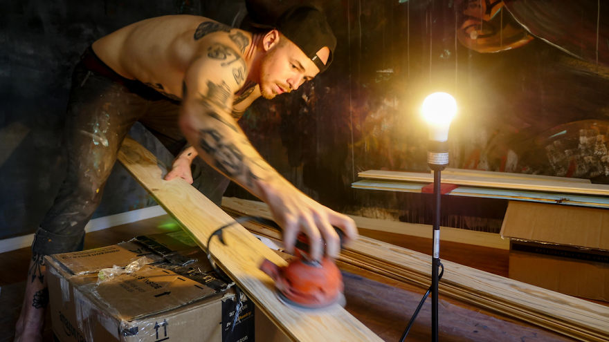 I Spent Less Than $300 Transforming A Boring Apartment Into A Creative Paradise