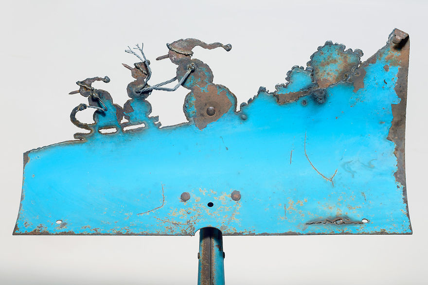 I've Made Some Whimsical Winter Scenes From Old Snow Shovels I've Made Some Whimsical Winter Scenes From Old Snow Shovels
