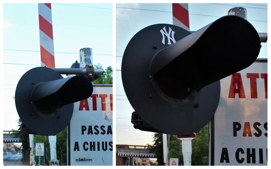 A Street Artist Jokes With The Urban Environment And Creates Playful Installations For The Passersby