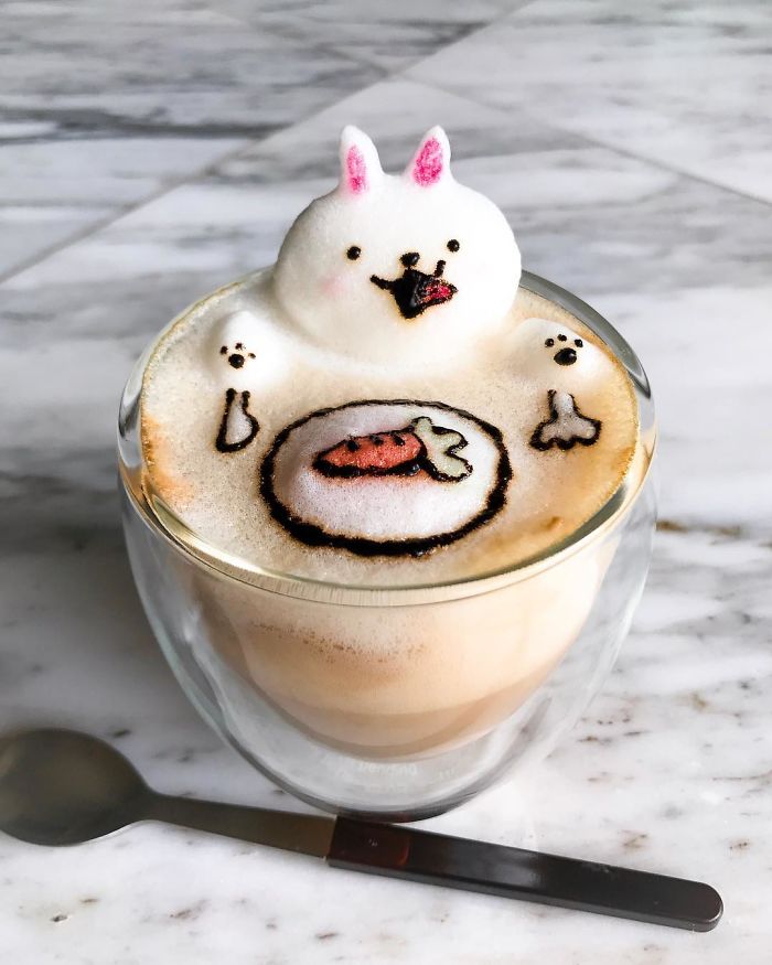 The Incredible 3d Art In Coffee Foam By Daphne Tan
