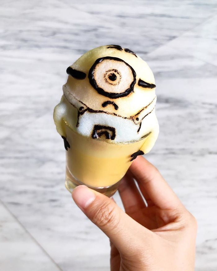 The Incredible 3d Art In Coffee Foam By Daphne Tan