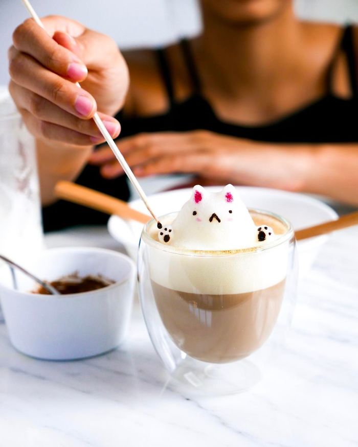 The Incredible 3d Art In Coffee Foam By Daphne Tan