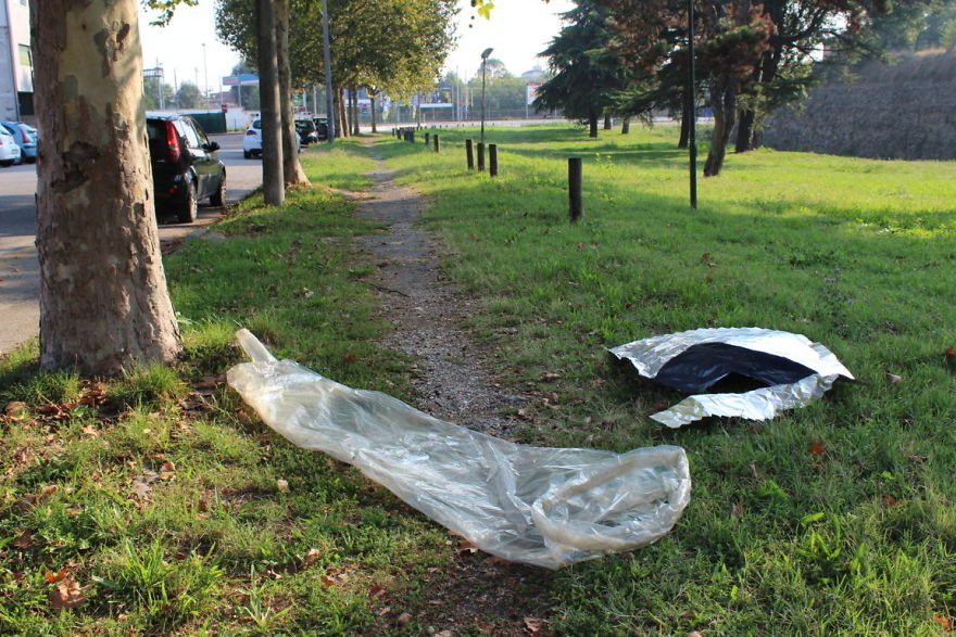 A Street Artist Jokes With The Urban Environment And Creates Playful Installations For The Passersby