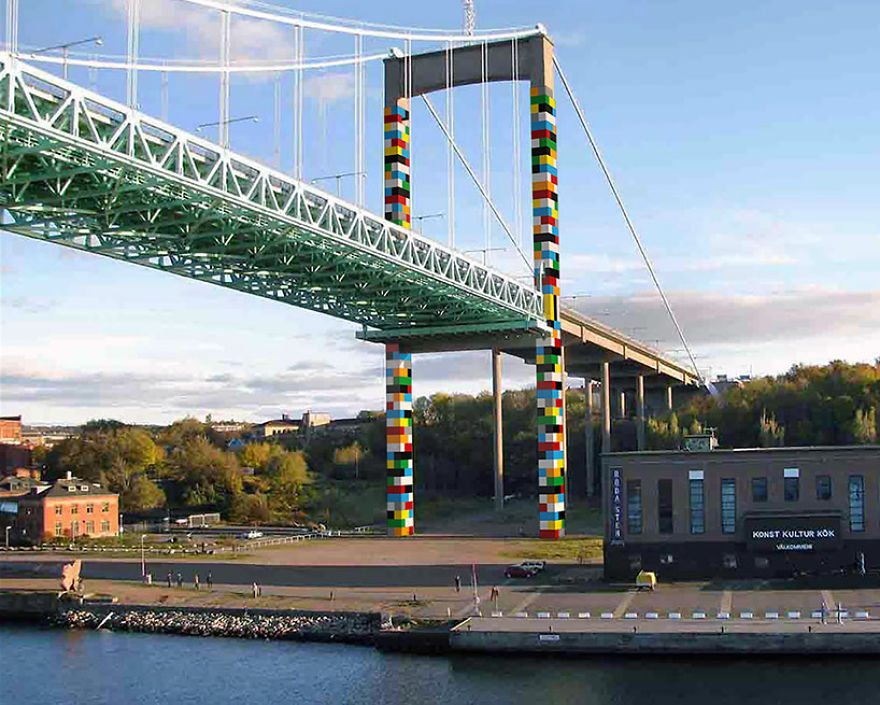 Unemployed In Sweden Gain Job Opportunity By Building A "Lego Bridge"