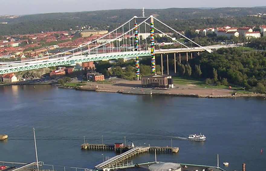 Unemployed In Sweden Gain Job Opportunity By Building A "Lego Bridge"