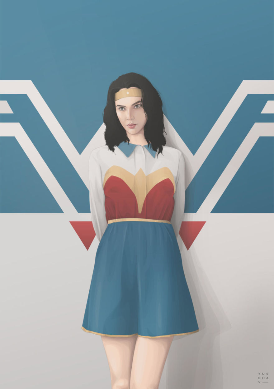 Artist Uses Vectors To Create Beautiful Portraits Of Women
