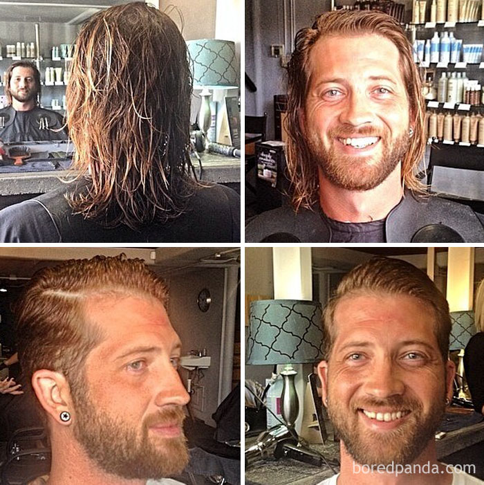 Another Mansformation! This Handsome Guy Got Cleaned Up