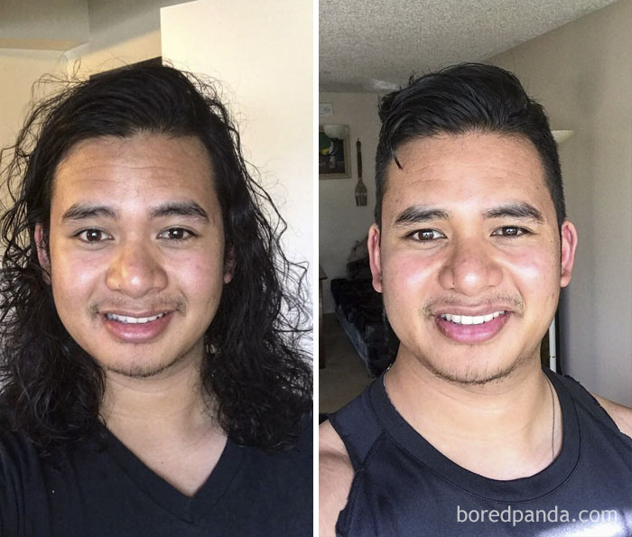 Took Me 2 Years To Grow My Hair And Only Took Her 10 Mins To Cut My Hair!