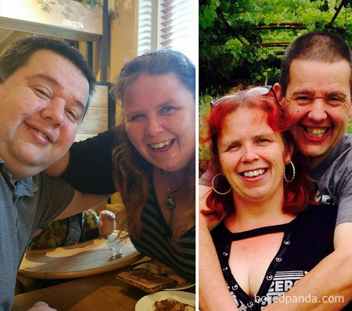 16 Months Apart And 15,5 Stone Lighter Between Us