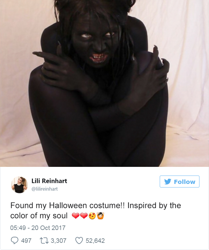 black-halloween-costume-racially-insensitive-lili-reinhart-1 black-halloween-costume-racially-insensitive-lili-reinhart-1