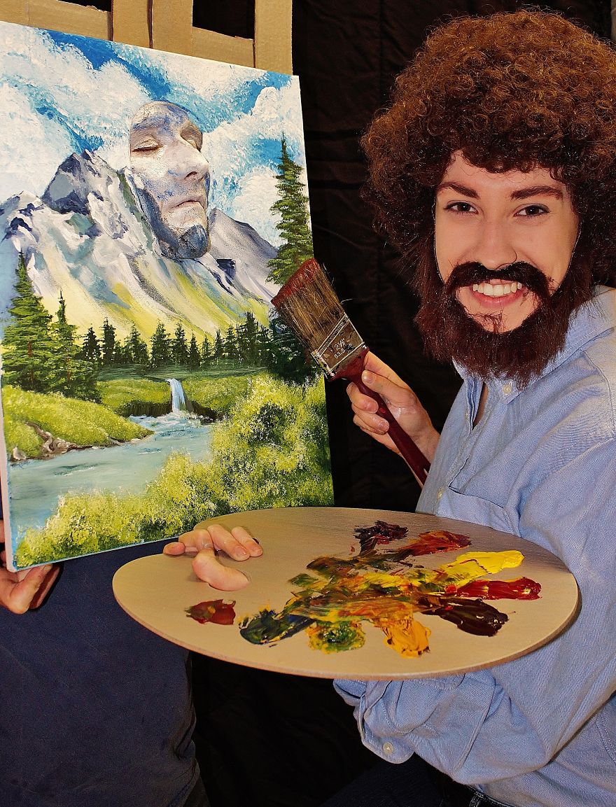 Anything that you’re willing to practice, you can do" - Bob Ross.