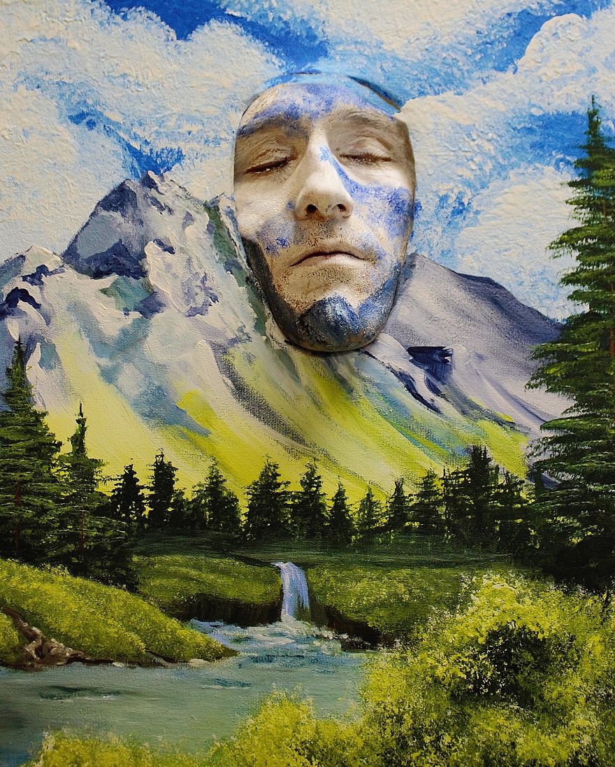 A Happy Little Costume Inspired By Bob Ross