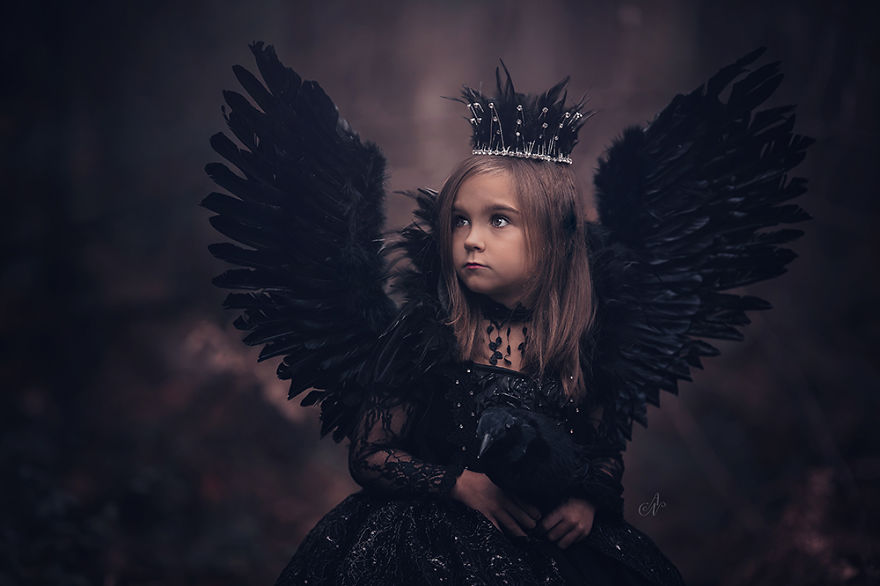 I Did A Photoshoot Series Called "Nevermore" Based On The Poem "The Raven" By Edgar Allen Poe For The Season Of Halloween.