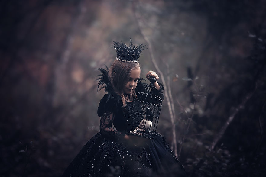 I Did A Photoshoot Series Called "Nevermore" Based On The Poem "The Raven" By Edgar Allen Poe For The Season Of Halloween.