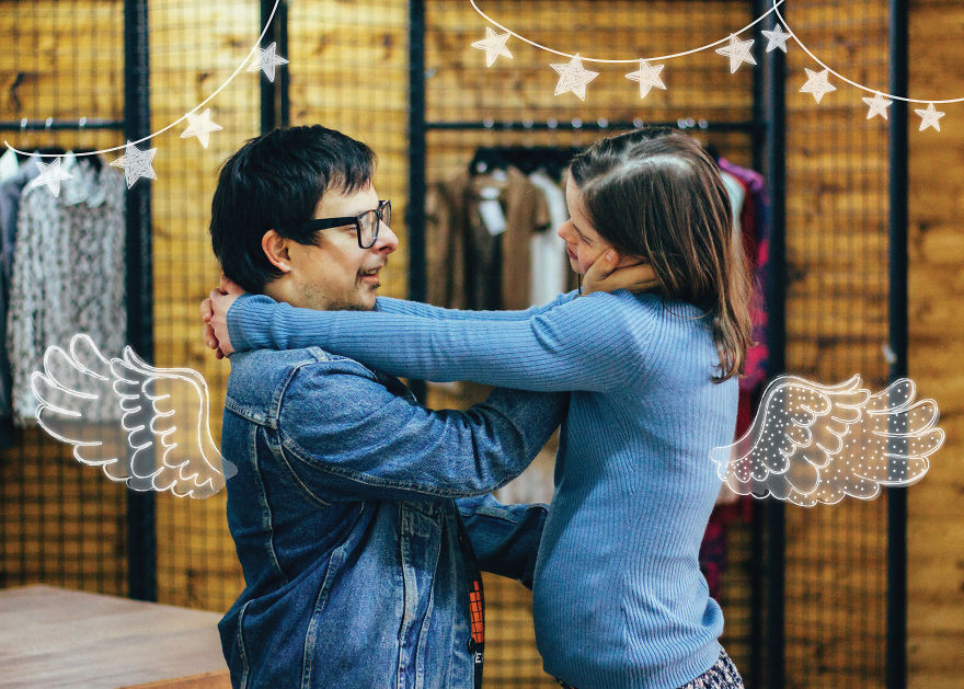 Cako And Florence. Aleksandar Matovski Talked To The Un On The World Day Of People With Down Syndrome. Florence Swim, Act, Dance. They Have Been In Love For More Than A Year; Down Syndrome