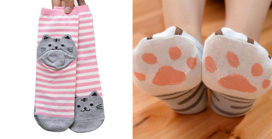 These Socks Will Turn Your Feet Into Cats