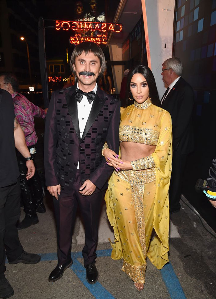 Jonathan Cheban And Kim Kardashian As Sonny And Cher