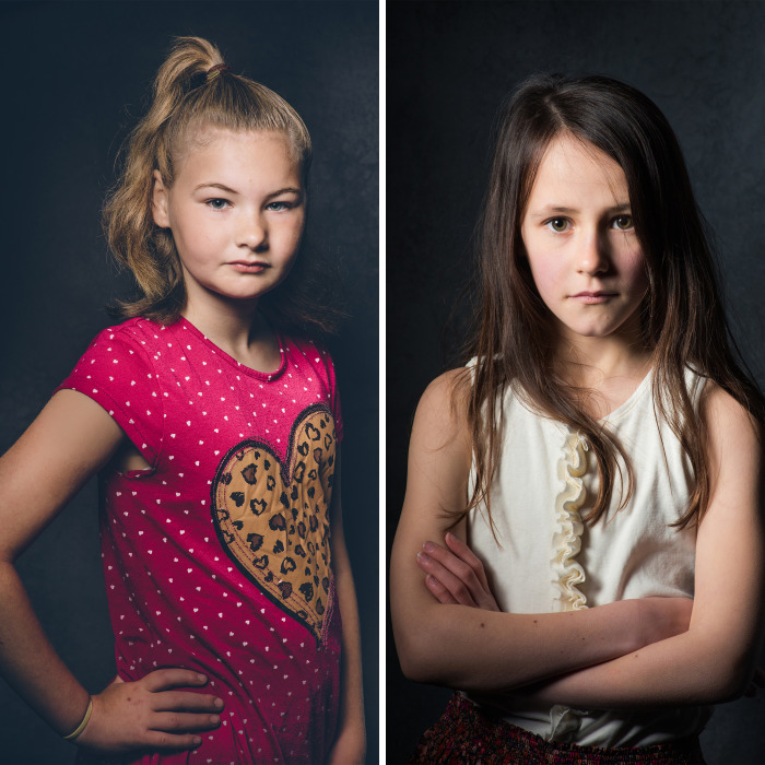 I Created A Portrait Series Of Girls Between 10 And 12 And Asked Them Questions About Their Lives