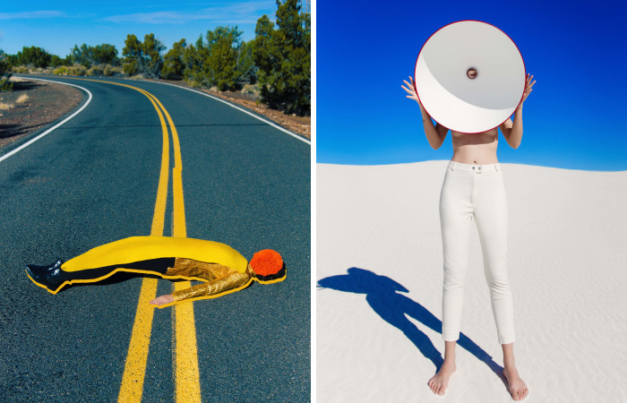 I Made A Surreal Selfportrait Photo Series While Roadtripping To The Usa