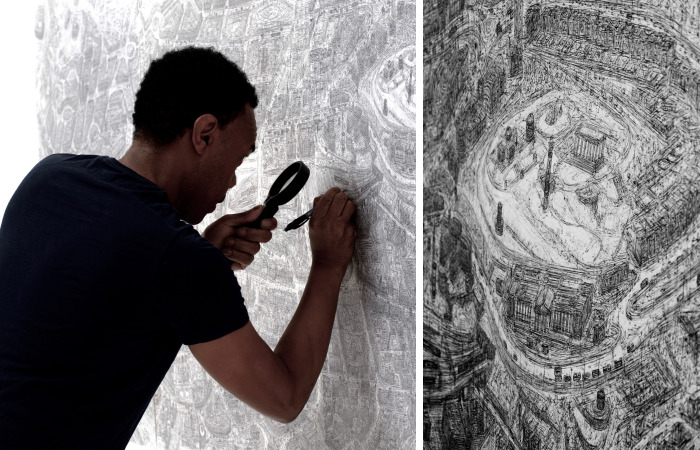 It Took Me Two Months To Complete This Detailed Edinburgh Cityscape